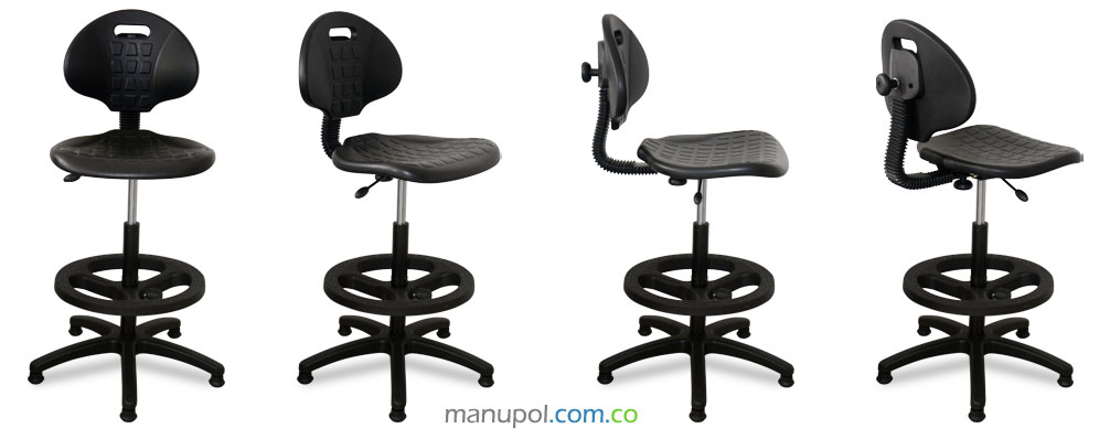 Silla Industrial tipo Cajero v1